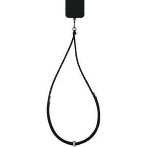 iDeal of Sweden Cord Phone Strap Universal - Telefoonkoord - Universeel - Coal Black