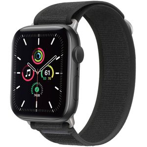 iMoshion Nylon Trail bandje voor de Apple Watch Series 1-9 / SE - 38/40/41 mm - Pure Black