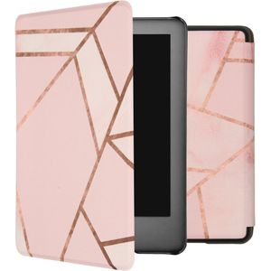 iMoshion Design Slim Hard Case Sleepcover voor de Amazon Kindle 10 - Pink Graphic