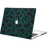 iMoshion Design Laptop Cover voor de MacBook Pro 13 inch Retina - A1502 - Green Leopard