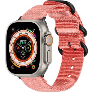 iMoshion Nylon bandje voor de Apple Watch Series 1-9 / SE / Ultra (2) - 42/44/45/49 mm - Roze