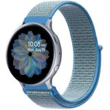 iMoshion Nylon bandje Samsung Galaxy Watch 40/42mm / Active 2 42/44mm / Watch 3 41mm - Blauw