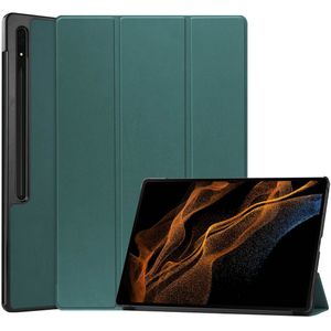 iMoshion Trifold Bookcase voor de Samsung Galaxy Tab S8 Ultra - Donkergroen
