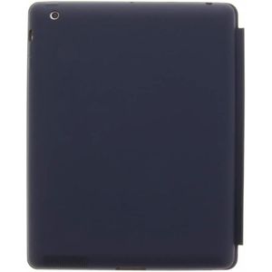 Luxe Bookcase voor iPad 4 (2012) 9.7 inch / 3 (2012) 9.7 inch / 2 (2011) 9.7 inch - Donkerblauw