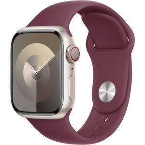 Sport Band voor de Apple Watch Series 1-9 / SE - 38/40/41 mm - Maat M/L - Mulberry