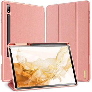 Dux Ducis Domo Bookcase voor de Samsung Galaxy Tab S8 Plus / S7 Plus - Roze