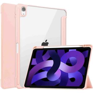 iMoshion Trifold Hardcase Bookcase voor de iPad Air 11 inch (2024) M2 / Air 5 (2022) / Air 4 (2020) - Roze