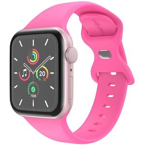 iMoshion Siliconen⁺ bandje voor de Apple Watch Series 1-9 / SE / Ultra (2) - 42/44/45/49 mm - Barbie Pink - Maat M/L