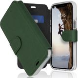 Accezz Xtreme Wallet Bookcase voor de iPhone 12 Mini - Donkergroen