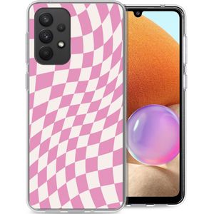 iMoshion Design hoesje voor de Samsung Galaxy A33 - Retro Pink Check