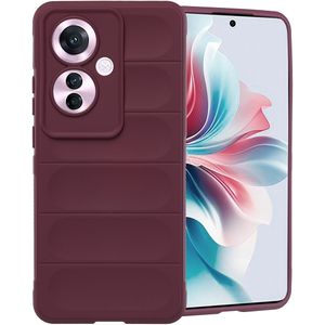 imoshion EasyGrip Backcover voor de Oppo Reno 11 F - Aubergine