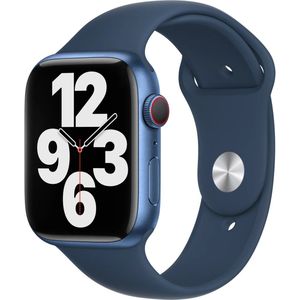 Sport Band voor de Apple Watch Series 1-9 / SE / Ultra (2) - 42/44/45/49 mm - Abyss Blue