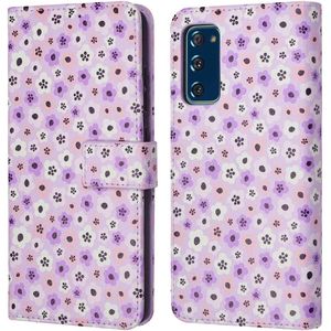 iMoshion Design Bookcase voor de Samsung Galaxy S20 FE - Purple Flowers