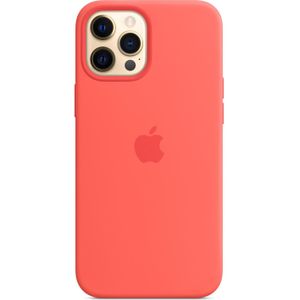 Apple Silicone Backcover MagSafe voor de iPhone 12 Pro Max - Pink Citrus