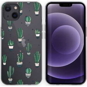 iMoshion Design hoesje voor de iPhone 13 - Cactus - Groen