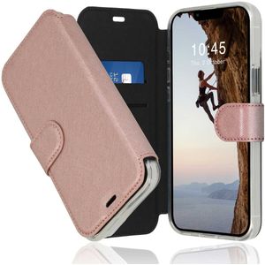 Accezz Xtreme Wallet Bookcase voor de iPhone 14 Plus - Rosé Goud