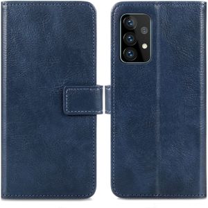 iMoshion Luxe Bookcase voor de Samsung Galaxy A72 - Donkerblauw