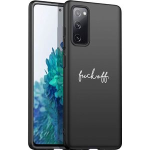 iMoshion Design hoesje voor de Samsung Galaxy S20 FE - Fuck Off - Zwart