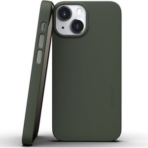 Nudient Thin Case voor de iPhone 13 Mini - Pine Green