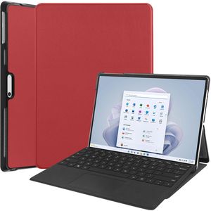 iMoshion Trifold Bookcase voor de Microsoft Surface Pro 9 / Pro 10 - Rood