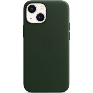 Apple Leather Backcover MagSafe voor de iPhone 13 Mini - Sequoia Green
