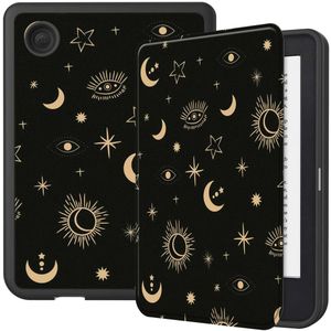 imoshion Ereader Cover / Hoesje Geschikt voor Kobo Clara 2E - imoshion Design Slim Soft Case Sleepcover Bookcase - Stars Sky