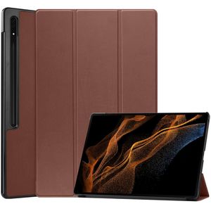 iMoshion Trifold Bookcase voor de Samsung Galaxy Tab S8 Ultra - Bruin