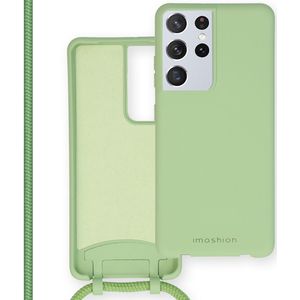 iMoshion Color Backcover met afneembaar koord voor de Samsung Galaxy S21 Ultra - Groen