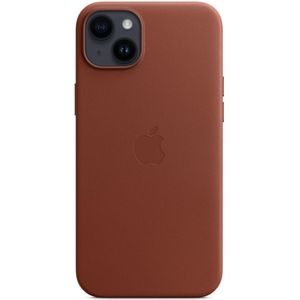Apple Leather Backcover MagSafe voor de iPhone 14 Plus - Umber
