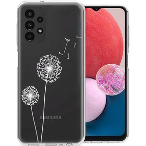 iMoshion Design hoesje voor de Samsung Galaxy A13 (4G) - Paardenbloem - Wit