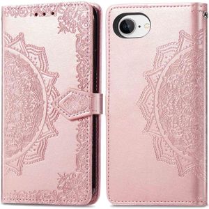 imoshion Mandala Bookcase voor de Apple iPhone 16e - Rose Gold