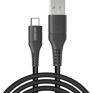 Accezz USB-C naar USB kabel voor de Samsung Galaxy A53 - 2 meter - Zwart