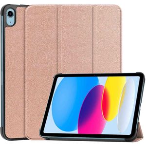 iMoshion Trifold Bookcase voor de iPad 10 (2022) 10.9 inch - Rosé Goud