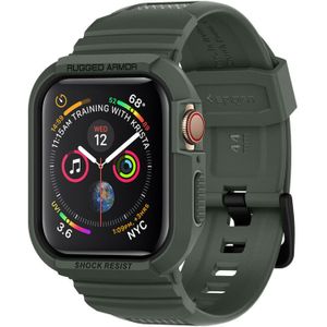 Spigen Rugged Armor™ Pro Case voor de Apple Watch 44 mm / 45 mm - Groen