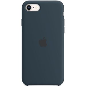 Apple Silicone Backcover voor de iPhone SE (2022 / 2020) / 8 / 7 - Abyss Blue