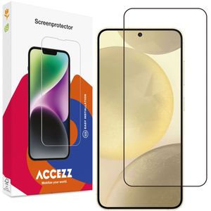 Accezz Gehard Glas Full Cover Screenprotector voor de Samsung Galaxy S25 Plus / S24 Plus