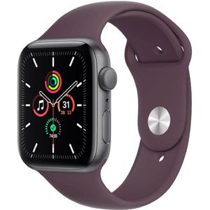 Sport Band voor de Apple Watch Series 1-9 / SE / Ultra (2) - 42/44/45/49 mm - Dark Cherry