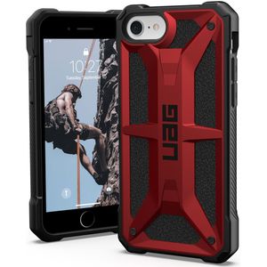 UAG Monarch Backcover voor de iPhone SE (2022 / 2020) / 8 / 7 / 6(s) - Crimson