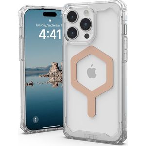 UAG Plyo Backcover Magsafe voor de iPhone 15 Pro Max - Ice / Rosé Goud