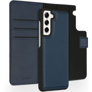 Accezz Premium Leather 2 in 1 Wallet Bookcase voor de Samsung Galaxy S21 FE - Donkerblauw
