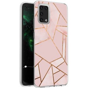 iMoshion Design hoesje voor de Samsung Galaxy A02s - Grafisch Koper / Roze