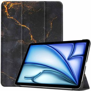 imoshion Trifold Design Bookcase voor de iPad Air 13 inch (2024) M2 - Black Marble