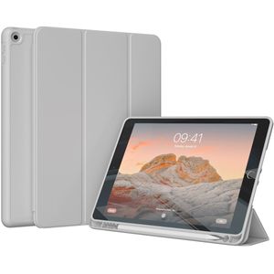 Accezz Smart Silicone Bookcase voor de iPad 6 (2018) 9.7 inch / iPad 5 (2017) 9.7 inch - Grijs