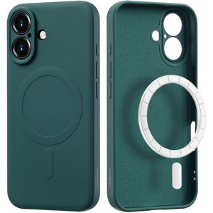 imoshion Color Backcover met MagSafe voor de Apple iPhone 16 - Donkergroen