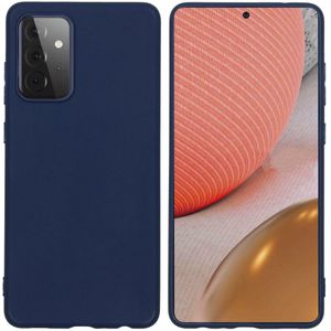 iMoshion Color Backcover voor de Samsung Galaxy A72 - Donkerblauw