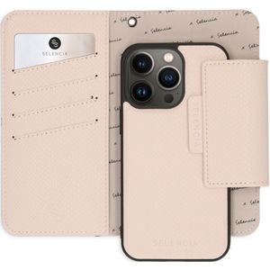 Selencia Llyr 2-in-1 Uitneembare Slang Bookcase voor de iPhone 13 Pro - Wit