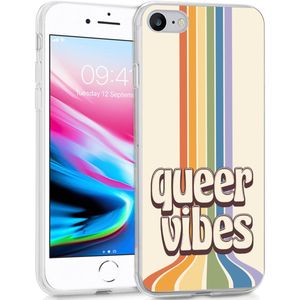iMoshion Design hoesje voor de iPhone SE (2022 / 2020) / 8 / 7 - Rainbow Queer vibes