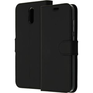 Accezz Wallet Softcase Bookcase voor de Nokia 2.3 - Zwart