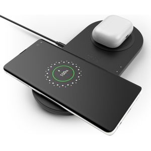 Belkin Dual Wireless Fast Charging Pad - 10W - Zwart