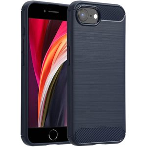 imoshion Brushed Backcover voor de Apple iPhone 16e - Donkerblauw